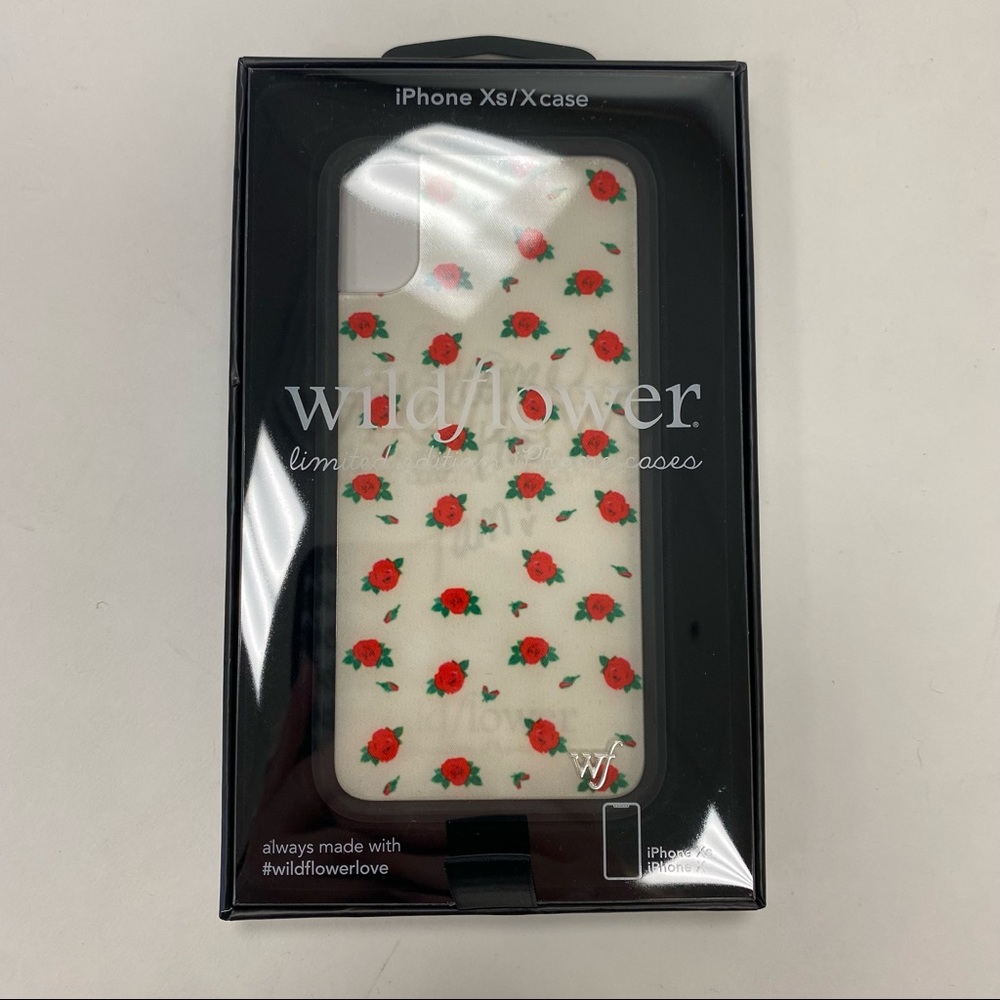 NWT Wildflower floral iphone XS/X case